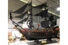 3.5mtr Model of The Black Pearl Pirate Ship