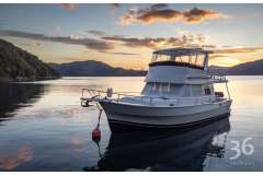 Mainship 390 Trawler style launch, Cat diesel, 8 berths