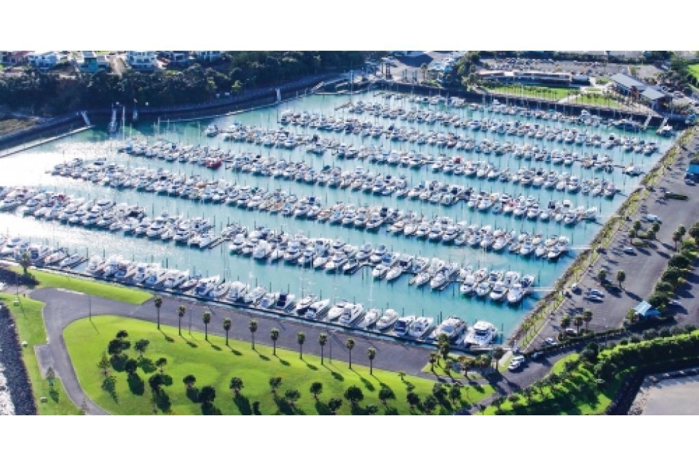 13m Pine Harbour marina berth for sale.